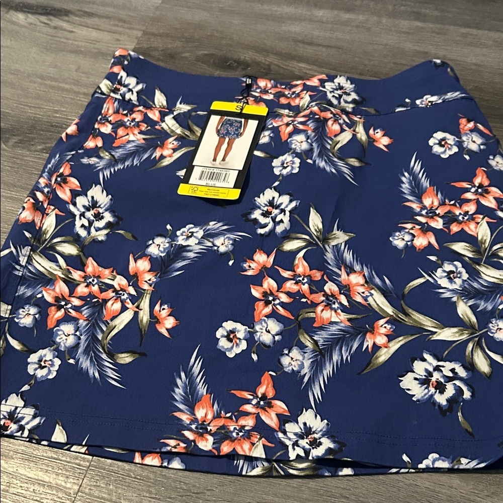 Floral Blue Women's Skirt